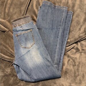 Jealous Tomato Blue Flare Jeans